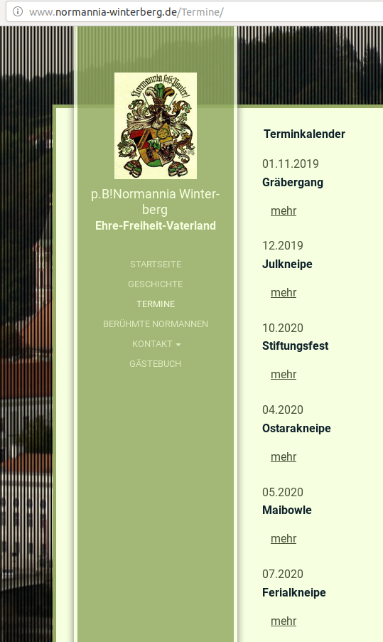 Terminübersichte [Website]